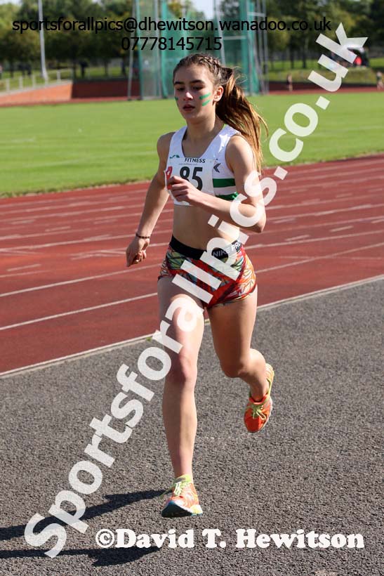 Womens under-17s, Northern Road Relays, Blackpool. Photo: David T. Hewitson/Sports for All Pics